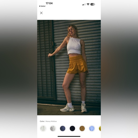 FREE PEOPLE the way home shorts Small - Picture 2 of 10